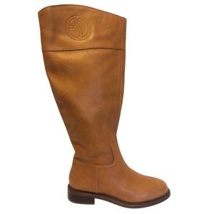 NWT Franco Sarto Women's Hudson Wide Calf Knee High Boot Cognac Size 5 L…